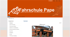 Desktop Screenshot of fahrschule-volksdorf.de